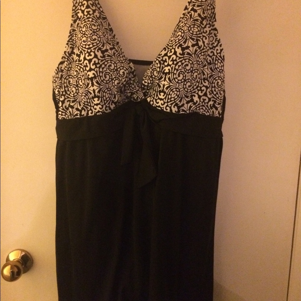 Women’s swim dress, one piece,  attached panties